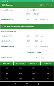 GFR Easycalc screenshot 8