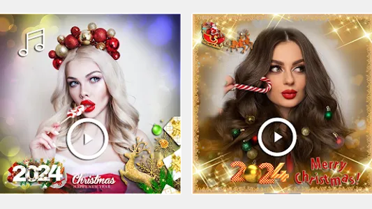 Christmas video maker 2024 screenshot 0