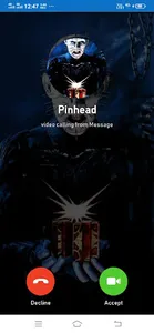 Pinhead Scary Video Call Prank screenshot 8