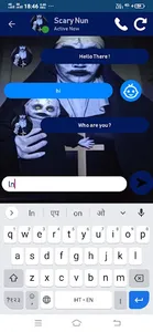 Scary Nun Video Call Fake Chat screenshot 1