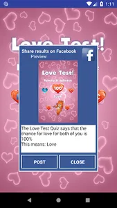 Love Test screenshot 3