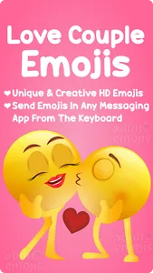 Love Couple Emoji Sticker Keyb screenshot 0