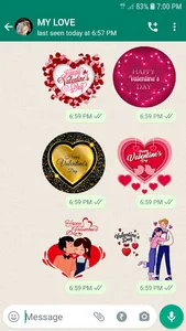 WASticker Love Couple Stickers screenshot 4