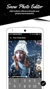 Snow Photo Effect screenshot 1