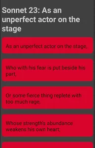 Love Poem Shakespeare screenshot 3