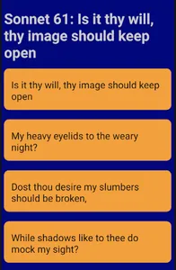 Love poems Shakespeare 5 screenshot 13