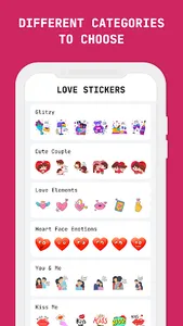 Love Stickers - WASticker screenshot 1