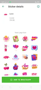 Love Stickers for Whatsapp screenshot 1