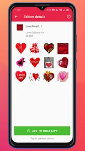 Love Stickers for WhatsApp screenshot 3