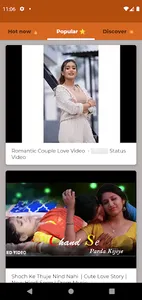 Romantic Status: Love Videos screenshot 14