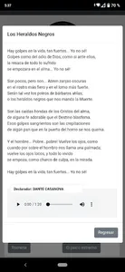 Cesar Vallejo Poemas screenshot 1