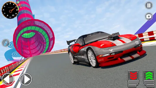 Mega Ramp Sports Car Stunt 3D screenshot 0