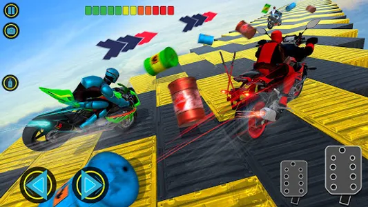 Superhero Bike Game Stunt Race screenshot 16