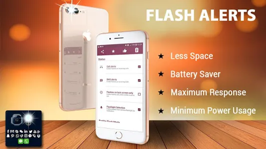 Flash On call and SMS : Flash  screenshot 0