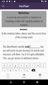 StoryPlanet English screenshot 5