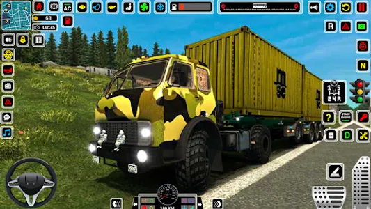 Modern Army Truck Simulator screenshot 0