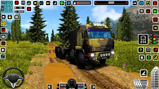 Modern Army Truck Simulator screenshot 1