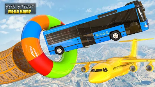 Mega Ramp Bus Stunt Driving Ga screenshot 16