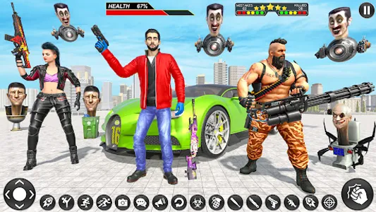 Gangster Crime City Rope Hero screenshot 0