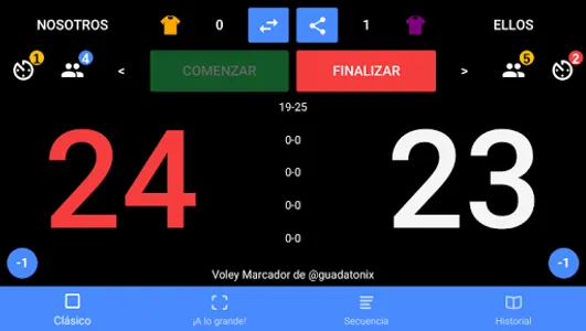 Voley Marcador screenshot 0