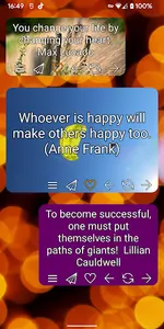 Motivation widget: Daily quote screenshot 4