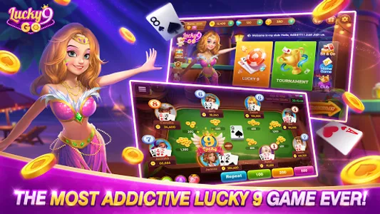 Lucky 9 Go-Fun Card Game screenshot 0