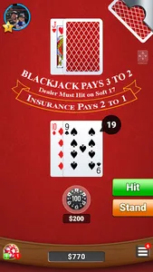 Blackjack 21 Casino Card Game screenshot 14