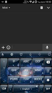 Keyboard Theme MilkyWay screenshot 5