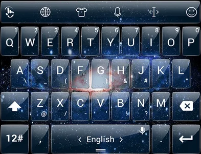 Keyboard Theme MilkyWay screenshot 6
