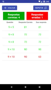Tabuada - Premium screenshot 4