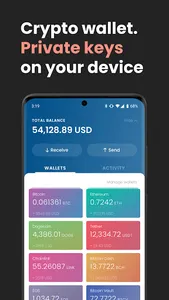 Lumi Crypto Bitcoin Wallet screenshot 0