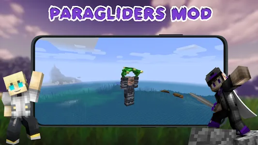 Paragliders Mod for MCPE screenshot 1