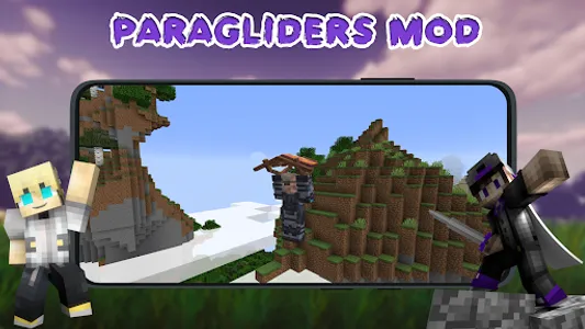 Paragliders Mod for MCPE screenshot 2