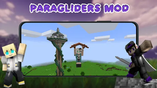 Paragliders Mod for MCPE screenshot 3