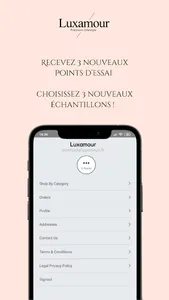 Luxamour : échantillons, beaut screenshot 4