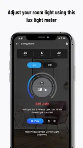 Lux: Light Meter, Illuminance screenshot 2