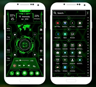 Futuristic Launcher - Lock App screenshot 10