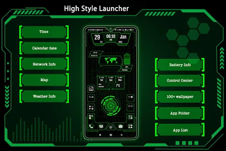 High Style Launcher Pro screenshot 0