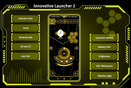 Innovative Launcher 2 -Applock screenshot 0