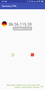 Germany VPN-Plugin for OpenVPN screenshot 1