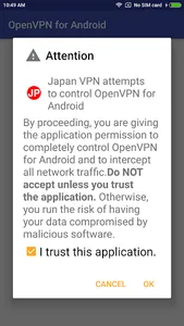 Japan VPN - Plugin for OpenVPN screenshot 2