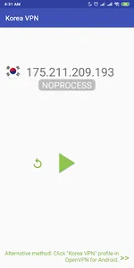 Korea VPN - Plugin for OpenVPN screenshot 2