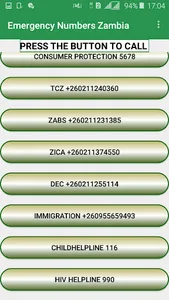 Emergency Numbers Zambia screenshot 1