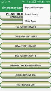 Emergency Numbers Zambia screenshot 2