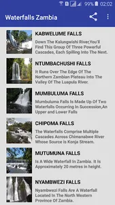 Waterfalls Zambia screenshot 1