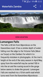 Waterfalls Zambia screenshot 3