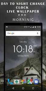 Day & Night Digital Clock LWP screenshot 1