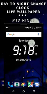 Day & Night Digital Clock LWP screenshot 10