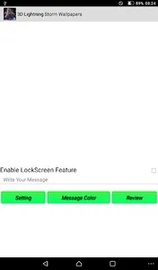 Lightning Live Wallpapers screenshot 3