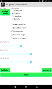 Lightning Live Wallpapers screenshot 4